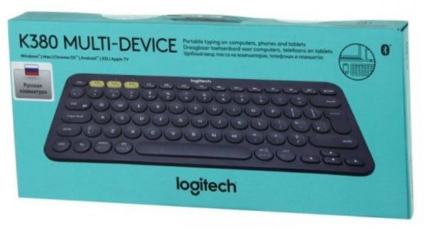 Logitech K380 Multi-Device mörkgrå