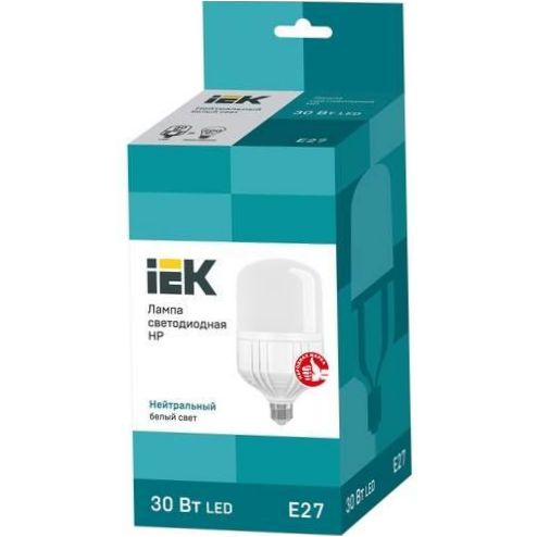 LED-lampor IEK LLE-230-40, E27, HP, 30W - Färgtemperatur: 4000K