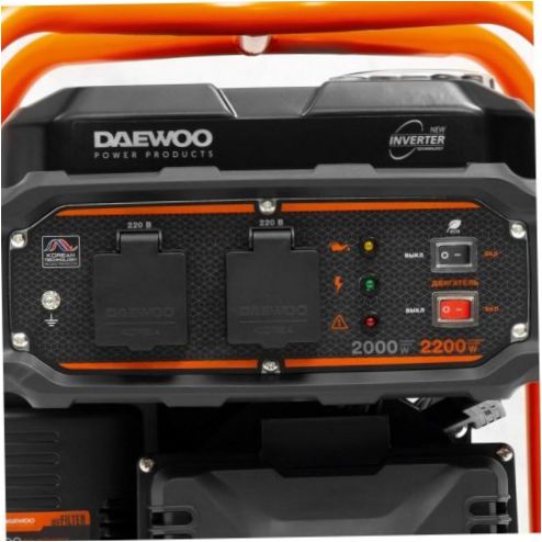 Bensingenerator Daewoo Power Products GDA 2600i, (2200 W) - start: manuell