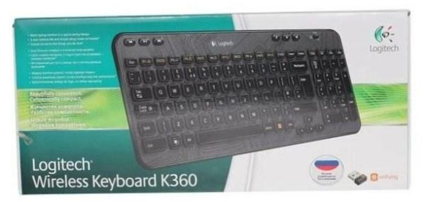 Logitech K360 svart