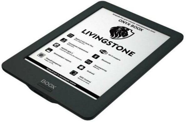 6" ONYX BOOX Livingstone 8GB eBook Reader - bok- och dokumentformat: CHM, DJVU, DOC, EPub, FB2, HTML, RTF, TXT