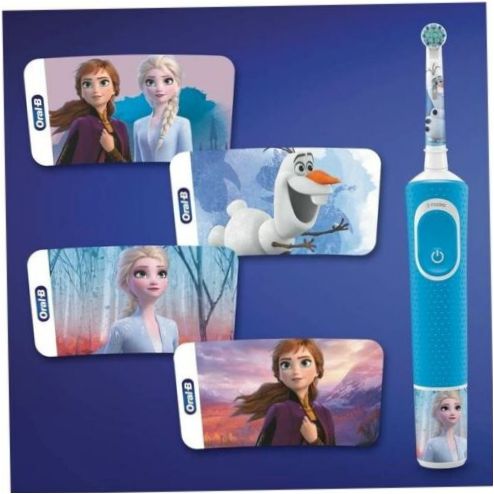 Oral-B Vitality Kids Cold Heart D100.413.2KX, vit/blå