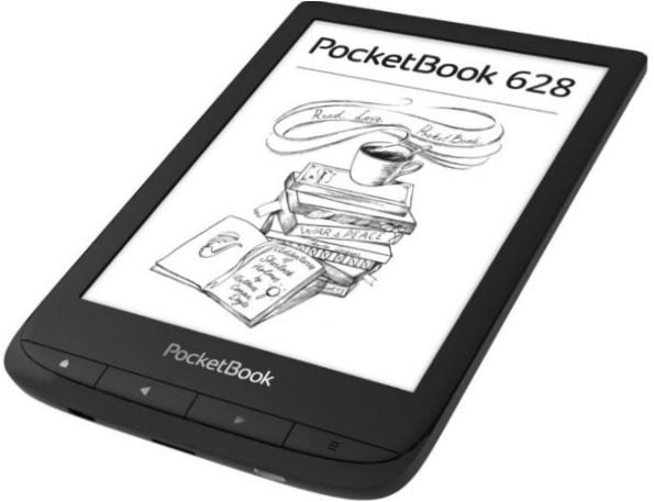 6" PocketBook 628 8GB eBook - bok- och dokumentformat: CHM, DJVU, DOC, DOCX, EPub, FB2, HTML, MOBI, PDF, PRC, RTF, TXT