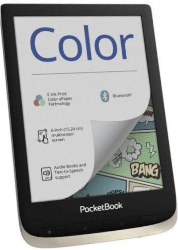 6" PocketBook 633 Color eBook - storlek: 115x174x9mm, vikt: 170g