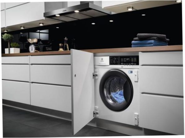 Electrolux PerfectCare 700 EW7W3R68SI tvättmaskin/torktumlare - designfunktioner: 180 graders lucka, avtagbart lock på toppen