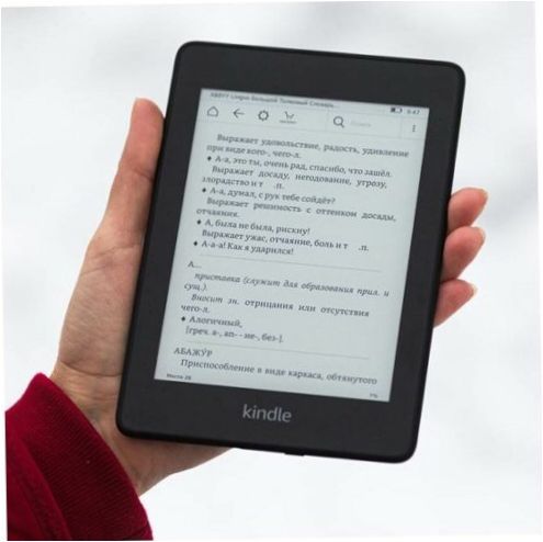 6" Amazon Kindle Paperwhite 2018 32Gb 32GB eBook - designfunktioner: inbyggd bakgrundsbelysning