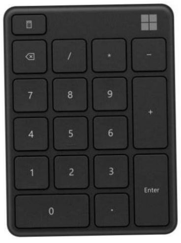 Microsoft Number Pad Black Bluetooth