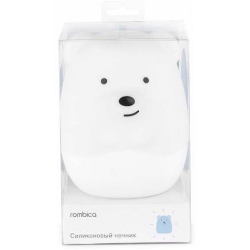 Rombica LED Bear LED Nightlight, 0.84W - färgljus: vit, blå, gul, grön, röd, orange, rosa, blå, lila, röd, orange, rosa, blå, lila