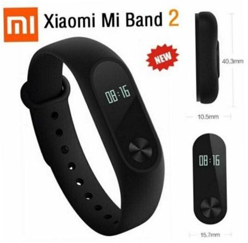 Smart armband Xiaomi Mi Band 2 - funktioner: vattentät, bakgrundsbelysta händer