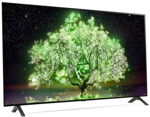 LG OLED55A1RLA OLED, HDR (2021), svart