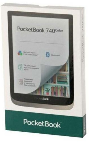 7.8" PocketBook 740 Color 16 GB eBook - storlek: 115x174x9 mm, vikt: 180 gr