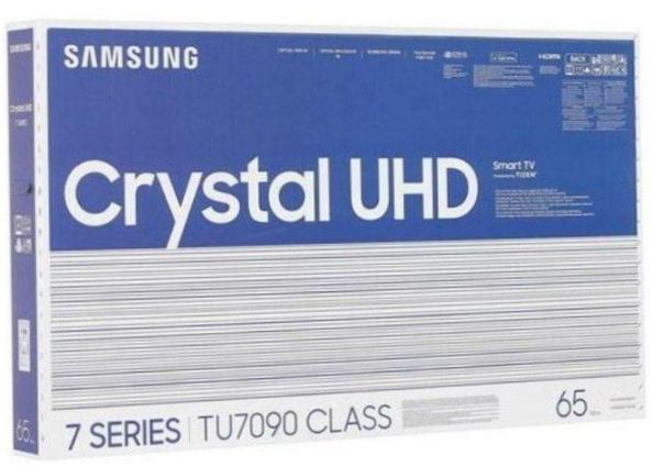 Samsung UE65TU7090U LED, HDR (2020), svart/silver