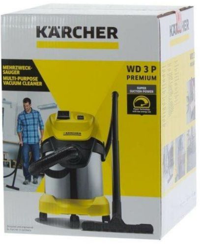 KARCHER WD 3 P Premium, 1000 W, silver/gul