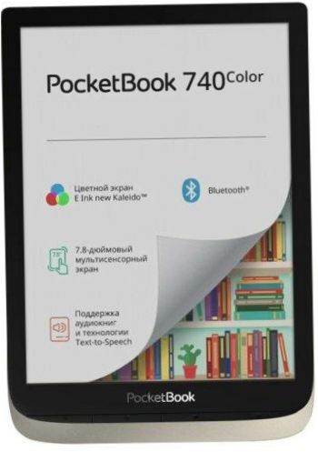 7.8" PocketBook 740 Color 16GB E-bok - Diagonal: 6" (1024x758, 212 ppi)