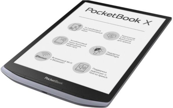 10.3" PocketBook X eBook Reader - batteritid: 15000 ppm