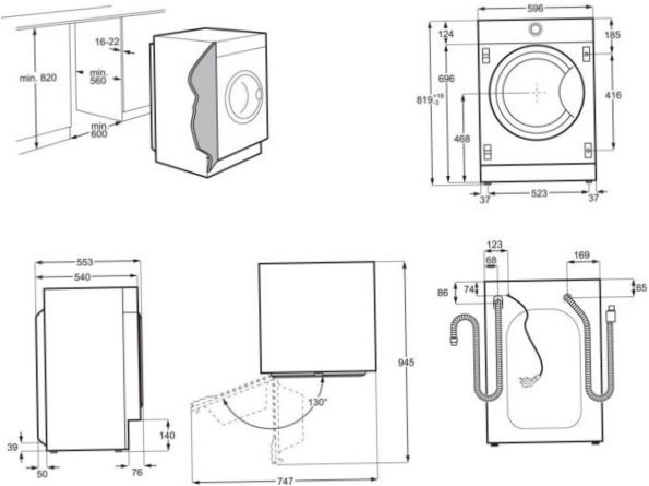 Tvättmaskin Electrolux EW7F3R48SI - toppmatad tvättstuga: genom huvuddörren