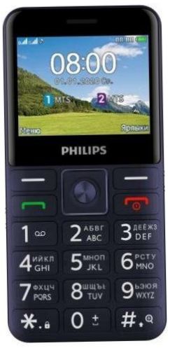 Philips Xenium E207, blå