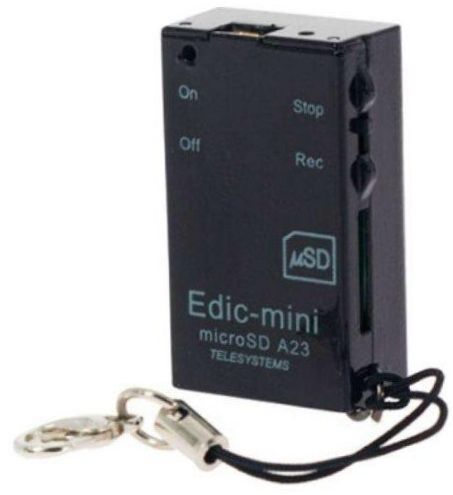 Edic-mini microSD A23 svart