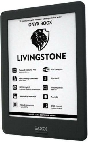 6" ONYX BOOX Livingstone 8GB eBook - Display Typ: Carta Plus, pekskärm