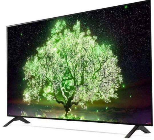 LG OLED55A1RLA OLED, HDR (2021), svart