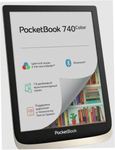 7.8" PocketBook 740 Color 16GB E-bok - Display Typ: Carta, Touch