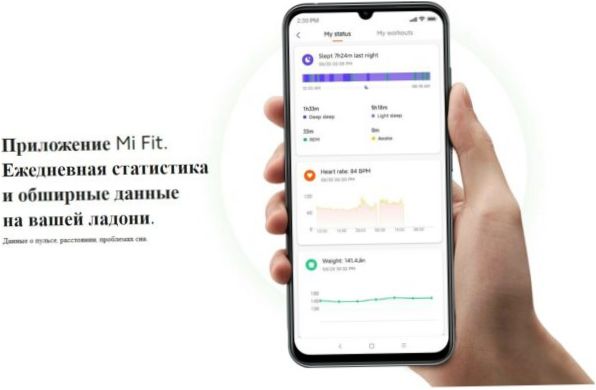 Smart armband Xiaomi Mi Smart Band 5 - kompatibilitet: iOS