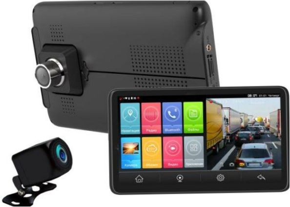 Bilradar-DVR med Onlooker M84 Pro 15 i 1, 2 kameror, GPS