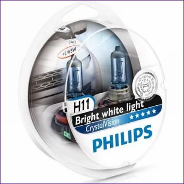 Philips CRYSTALVISION H11 (PGJ19-2), 12V, 55W +