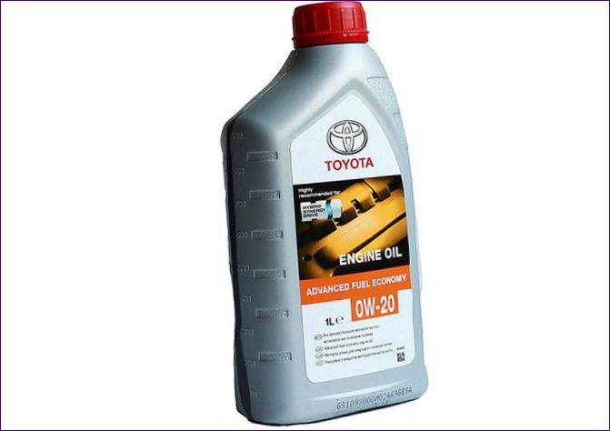 Toyota Genuine Motor Oil SAE 0W-20 Avancerad bränsleekonomi