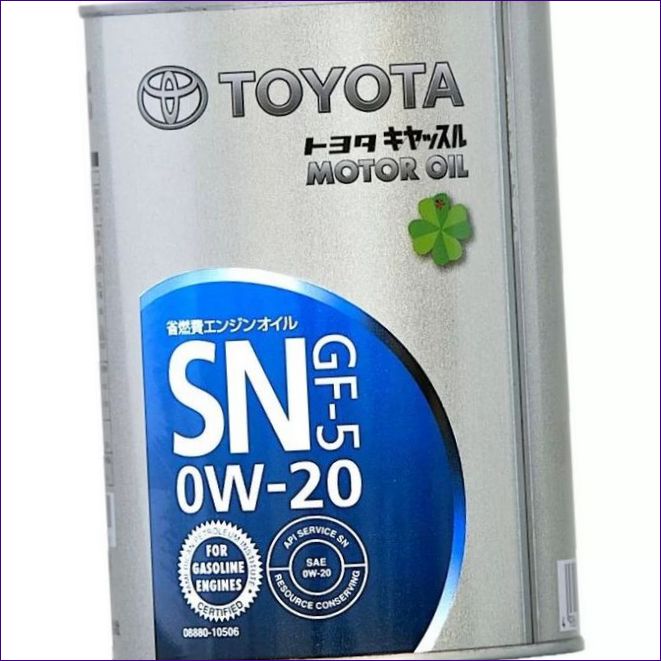 TOYOTA SN 0W-20 4 l