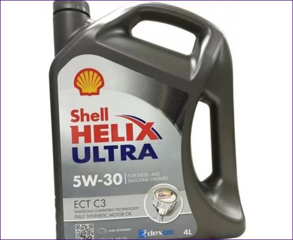 SHELL HE</p><li></div><p>X </p><ul>TRA ECT C3 5W-30 4L