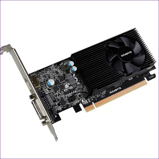 GIGABYTE GEFORCE GT 1030 1252MHZ PCI-E 3.0 2048MB 6008MHZ 64 BIT