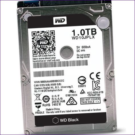 Western Digital WD Black 1 TB (WD10JPLX)