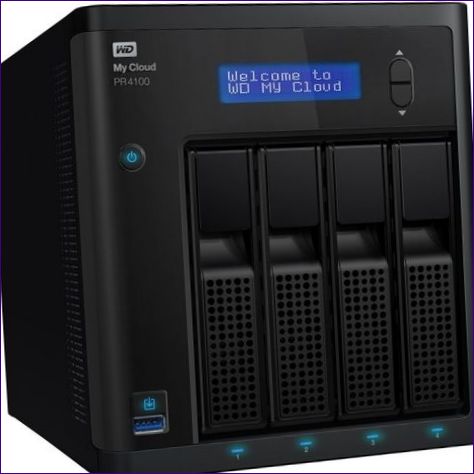 Western Digital My Cloud Pro Series PR4100 32 TB (WDBNFA0320KBK)