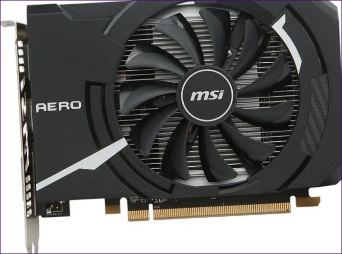 MSI Radeon RX 550 AERO ITX 4G OC