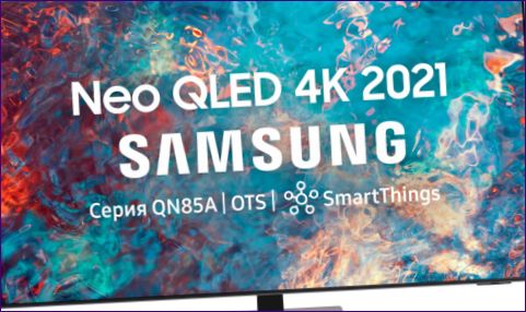 Samsung QE55QN85AAU Neo QLED, QLED, HDR (2021), matt silver