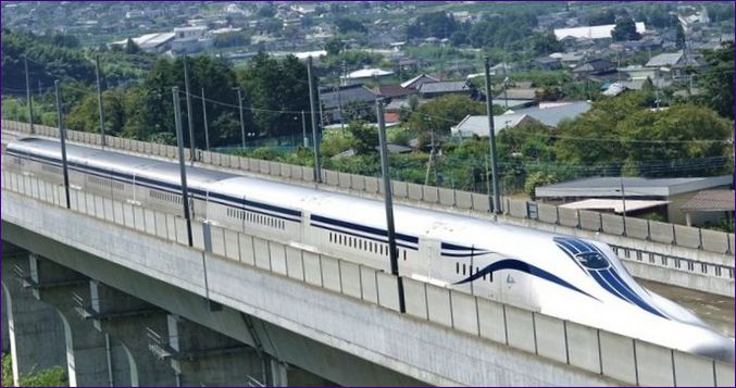 1:a plats: Maglev L0, Japan, 603 km/h