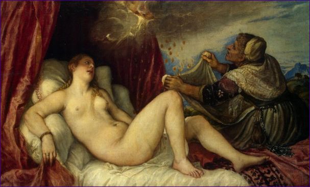 Danaë, Titian Vechellio