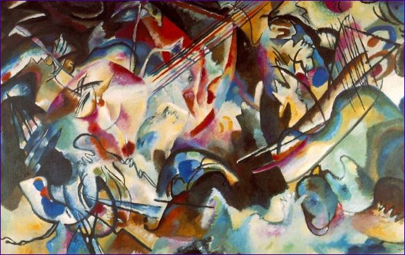 Komposition VI, av Wassily Kandinsky