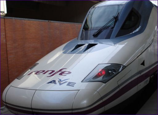 10:e plats: AVE Talgo-350, Spanien, 330 km/h