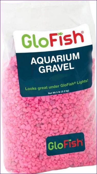 GloFish fluorescerande akvariegrundfärg, rosa 2,268 kg