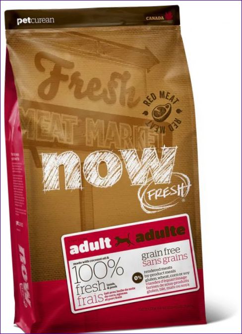 NOW FRESH GRAIN FREE ADULT DOG FOOD MED FÄRSKT LAMMKÖTT