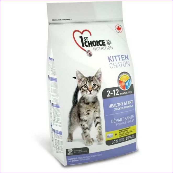 1st Choice Kitten torrfoder för kattungar Healthy start, kyckling