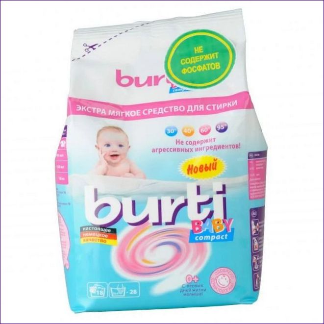 Burti Kids koncentrerat tvättmedel, 900 ml