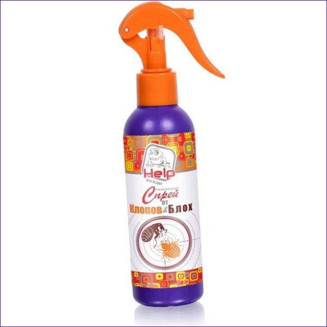 HELP Insecticide Bed Bug and Flea Spray 200ml