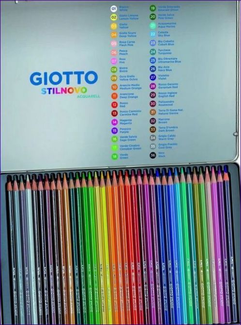 GIOTTO SCAT METALLO 36 COLOUR CANDARETS.webp