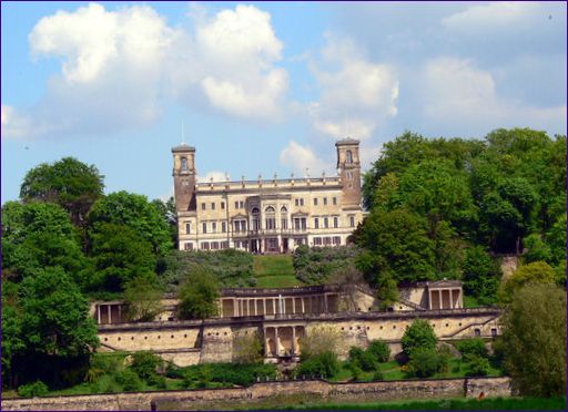 Slottet Elbe i Dresden