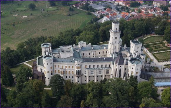 Slottet Hluboka nad Vltavou, Tjeckien