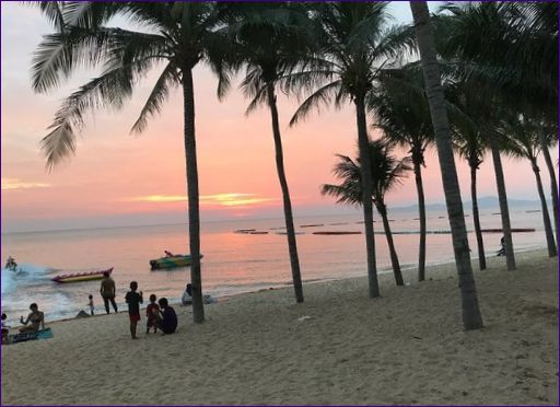 Jomtien-stranden