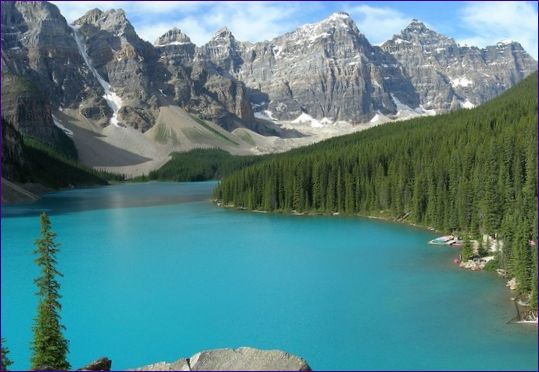 Glacial Lake Moraine, Kanada